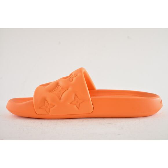 Louis Vuitton Waterfront Mule Bubble Monogram Orange Slide Sandal UK 9 US 10 11 - Picture 10 of 13
